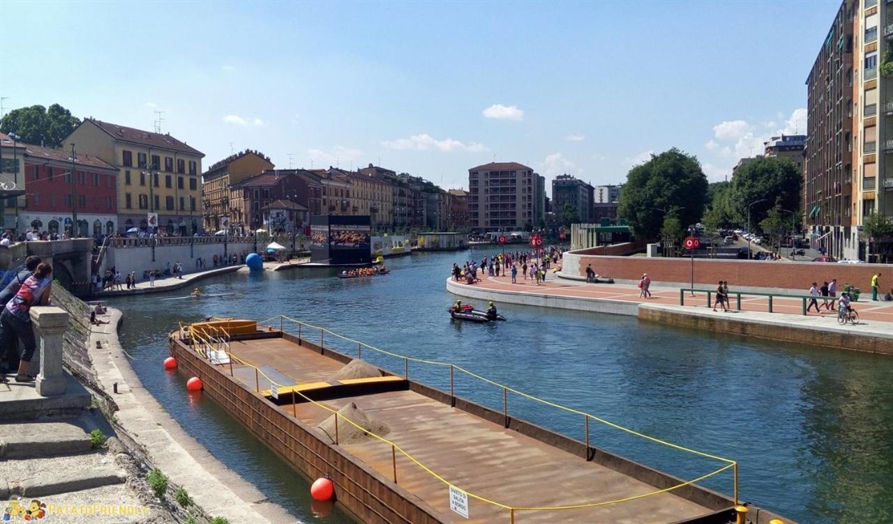 Ferienwohnung Darsena Cozy Flat Mailand Exterior foto